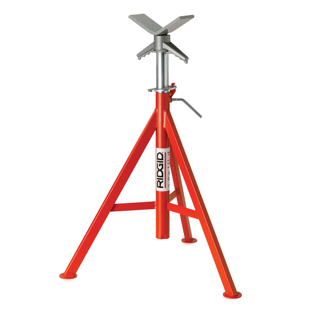 Ridgid V Head VF-99 High Folding Pipe Stand from Columbia Safety